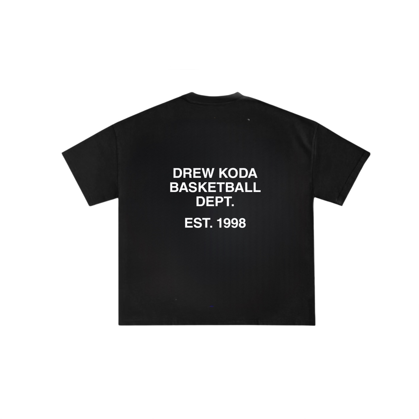 Drew Koda Basketball Dept Tees (BLACK & WHITE)