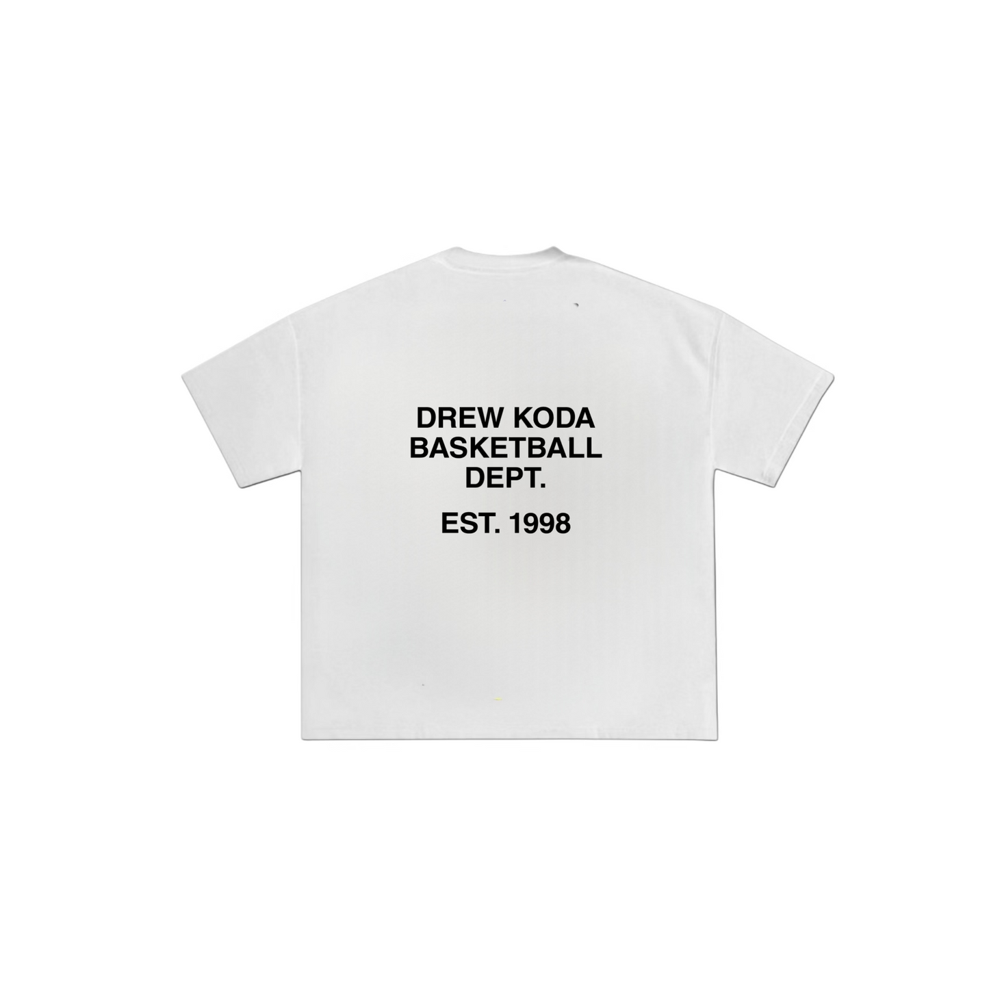 Drew Koda Basketball Dept Tees (BLACK & WHITE)