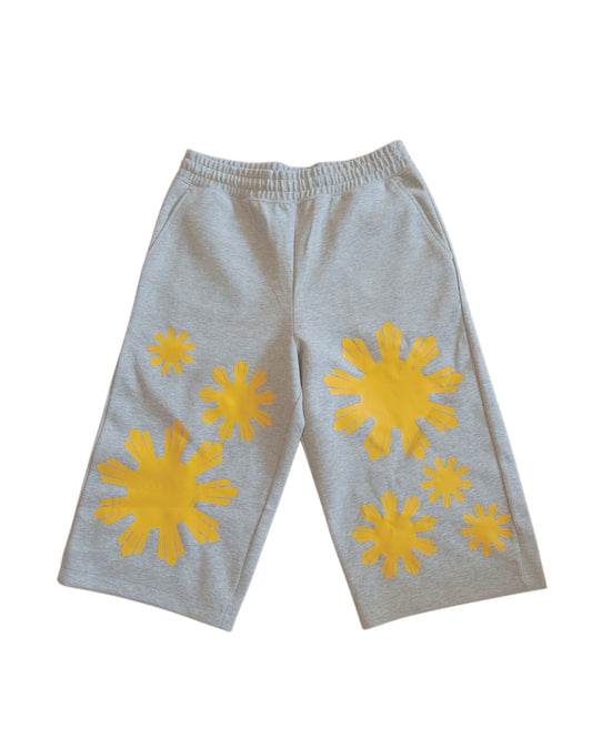 SIGNATURE KODA 3/4 SWEATPANTS (YELLOW SUNS)