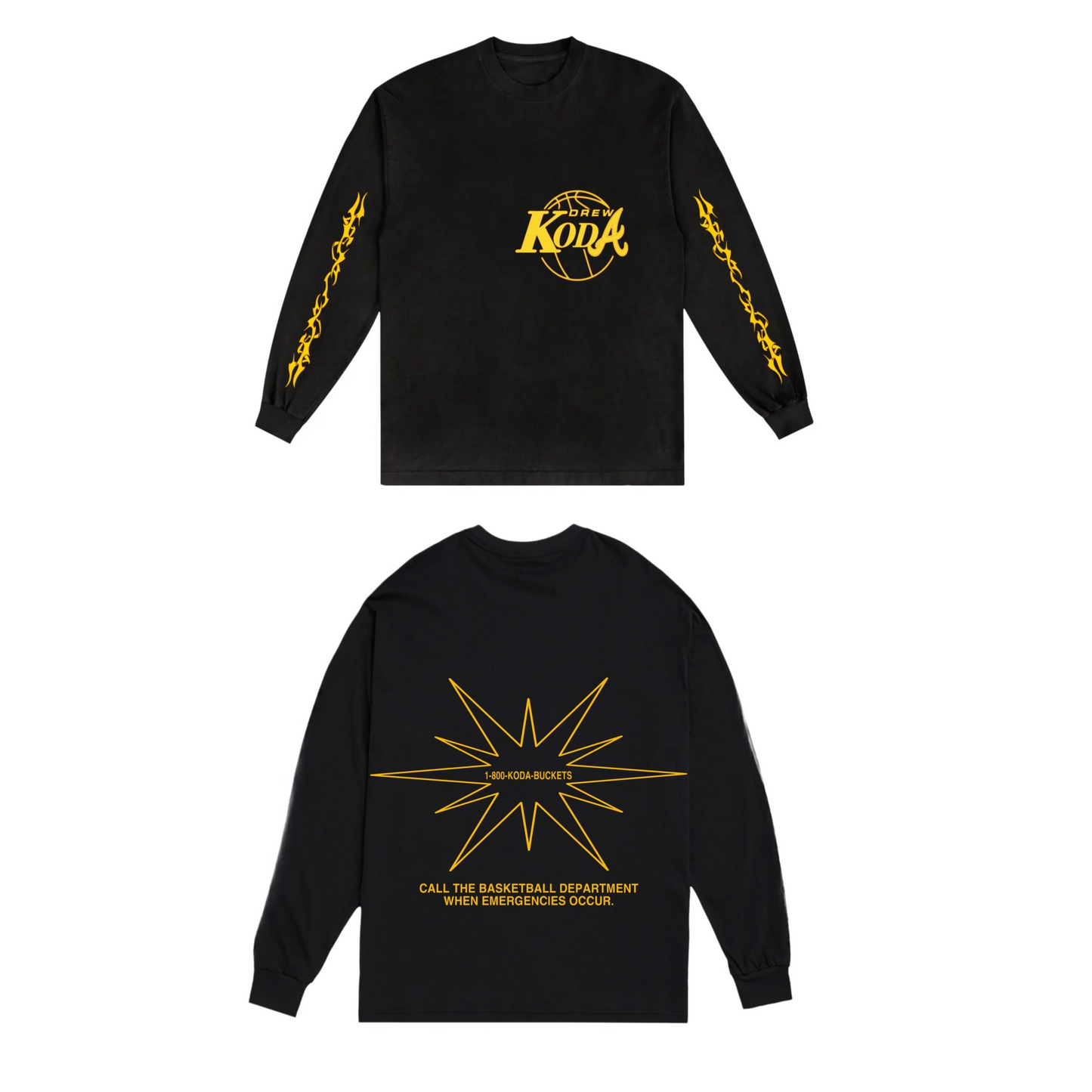 1-800-KODA BUCKETS LONG SLEEVE