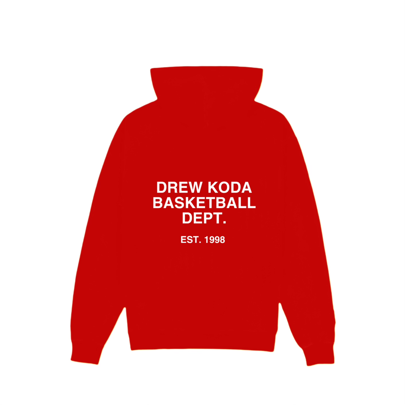 Drew Koda Basketball Dept Hoodie (RED)